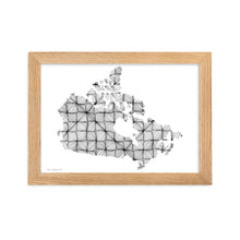 Load image into Gallery viewer, Curves Canada (White) - Framed Poster
