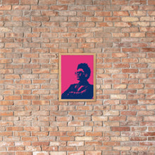 Load image into Gallery viewer, The Weeknd Wall Art - Watercolour (Pink and Blue) - Framed Poster
