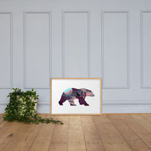 Load image into Gallery viewer, Art in A Polar Bear - Framed Poster
