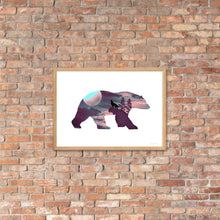 Load image into Gallery viewer, Art in A Polar Bear - Framed Poster
