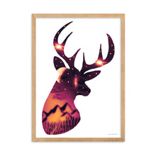 Load image into Gallery viewer, Deer Art - Framed Poster
