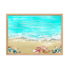 Load image into Gallery viewer, Beach Art - Framed Poster
