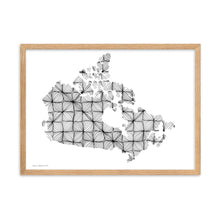 Load image into Gallery viewer, Curves Canada (White) - Framed Poster
