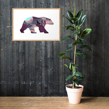 Load image into Gallery viewer, Art in A Polar Bear - Framed Poster
