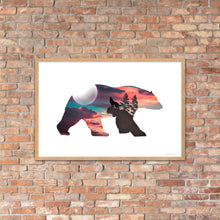 Load image into Gallery viewer, Art in A Polar Bear Part 2 - Framed Poster
