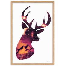 Load image into Gallery viewer, Deer Art - Framed Poster
