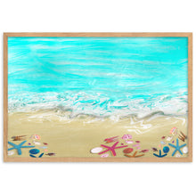 Load image into Gallery viewer, Beach Art - Framed Poster
