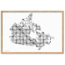 Load image into Gallery viewer, Curves Canada (White) - Framed Poster
