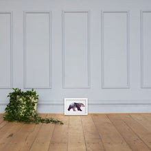 Load image into Gallery viewer, Art in A Polar Bear - Framed Poster
