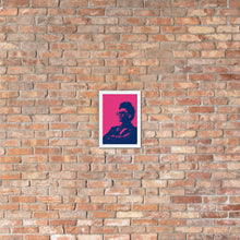 Load image into Gallery viewer, The Weeknd Wall Art - Watercolour (Pink and Blue) - Framed Poster
