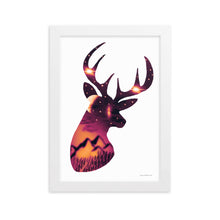 Load image into Gallery viewer, Deer Art - Framed Poster
