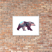 Load image into Gallery viewer, Art in A Polar Bear - Framed Poster
