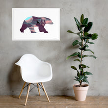 Load image into Gallery viewer, Art in A Polar Bear - Framed Poster
