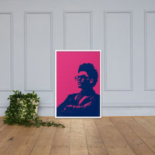 Load image into Gallery viewer, The Weeknd Wall Art - Watercolour (Pink and Blue) - Framed Poster
