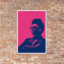 Load image into Gallery viewer, The Weeknd Wall Art - Watercolour (Pink and Blue) - Framed Poster
