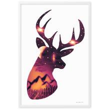 Load image into Gallery viewer, Deer Art - Framed Poster
