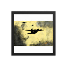 Load image into Gallery viewer, C-130J Silhouette - Flying Undercover - Wooden Framed
