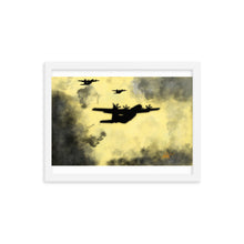 Load image into Gallery viewer, C-130J Silhouette - Flying Undercover - Wooden Framed
