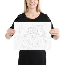 Load image into Gallery viewer, Custom Portrait - Sister Love - Poster
