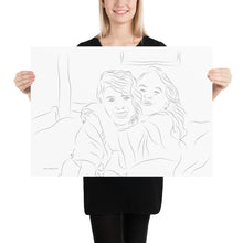 Load image into Gallery viewer, Custom Portrait - Sister Love - Poster
