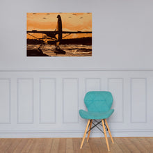 Load image into Gallery viewer, Floatplane Sunset - Frameless Poster
