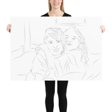 Load image into Gallery viewer, Custom Portrait - Sister Love - Poster
