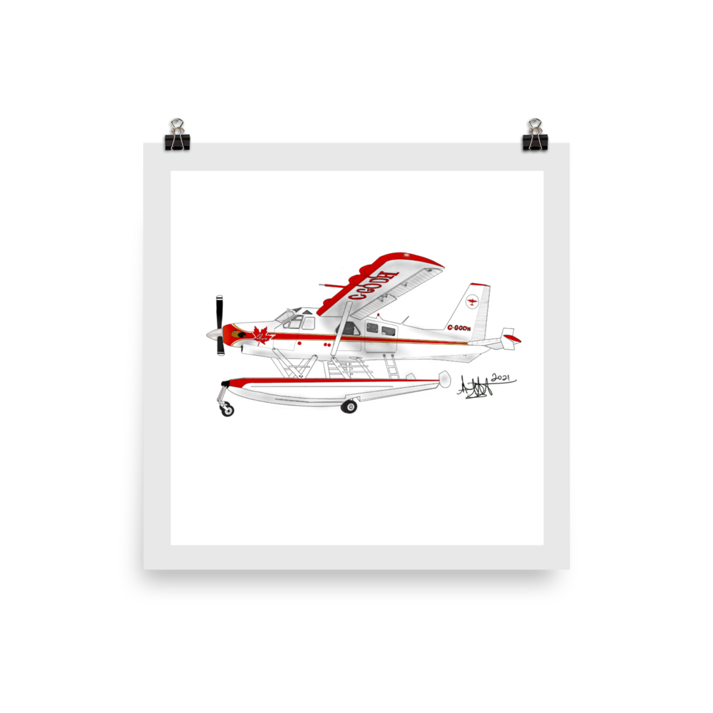 Poster - DHC-2 MK-III - Turbo Beaver (Enhanced Matte Paper)