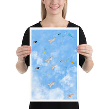 Load image into Gallery viewer, Feel Good - Paper Planes and You - Poster (Enhanced Matte Paper)
