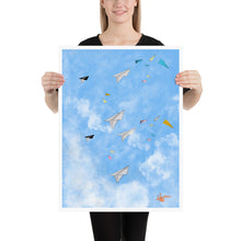 Load image into Gallery viewer, Feel Good - Paper Planes and You - Poster (Enhanced Matte Paper)
