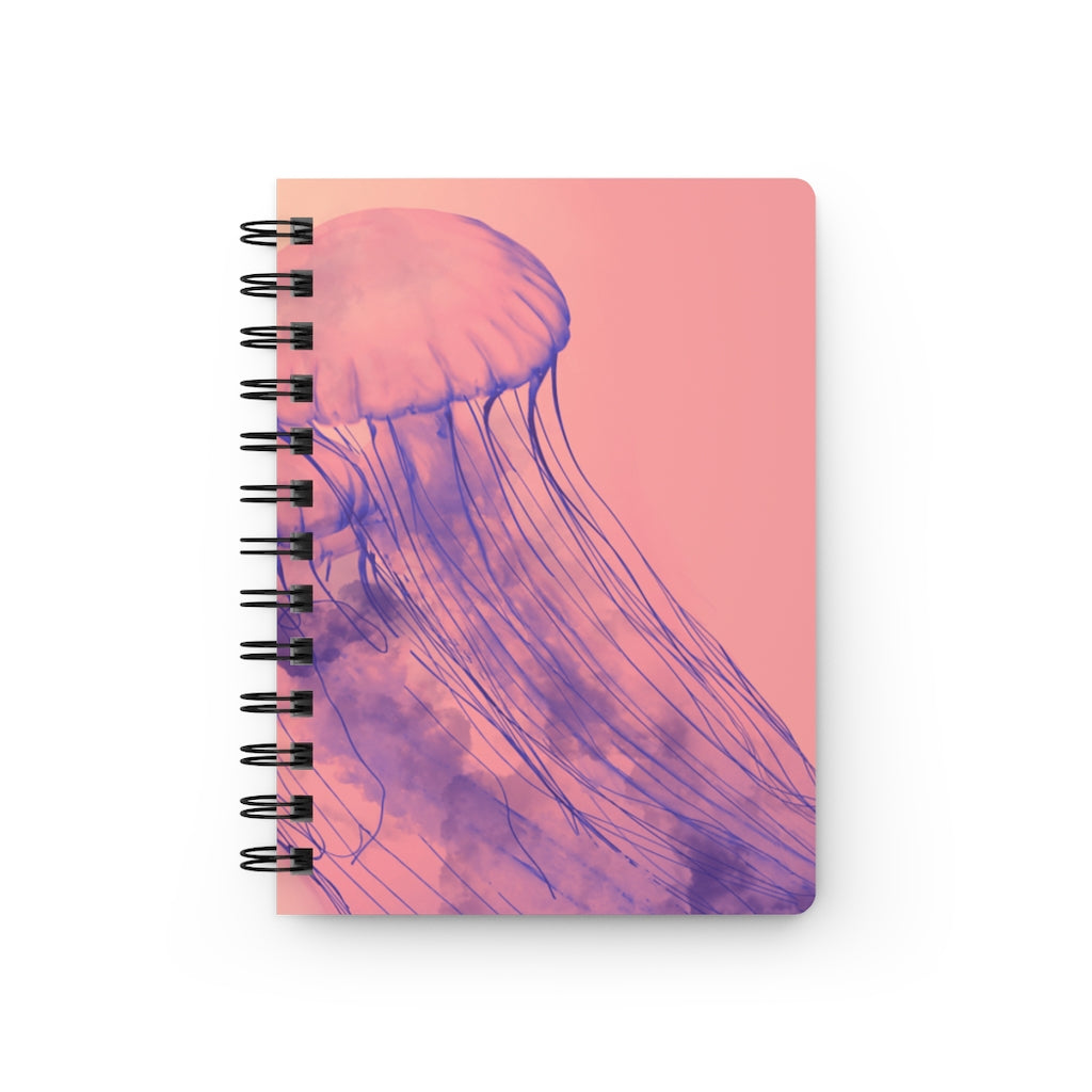 Jellyfish  - Black  - Spiral Bound Journal