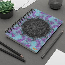 Load image into Gallery viewer, Purple and Blue Ocean - Spiral Bound Journal
