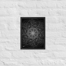 Load image into Gallery viewer, Glowing Lines - Wooden Framed Poster
