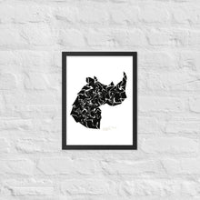 Load image into Gallery viewer, Flowing Rhino - Wooden Framed Poster
