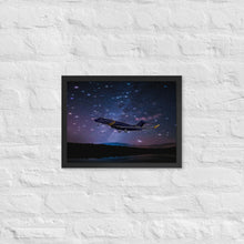 Load image into Gallery viewer, Global 7500 - Under The Stars - Coloured - Framed Poster
