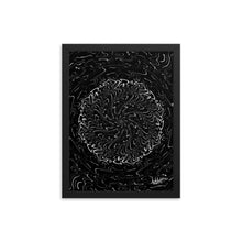 Load image into Gallery viewer, Cosmic Flower - Wooden Framed Poster
