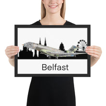 Load image into Gallery viewer, Global 7500 Flight Test Vehicle #1 - Belfast Cityscape - Coloured - Luster Paper
