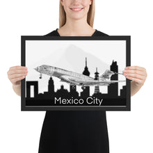 Load image into Gallery viewer, Global 7500 Flight Test Vehicle #1 - Mexico Cityscape - Black and White - Luster Paper
