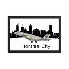 Load image into Gallery viewer, Global 7500 Flight Test Vehicle #1 - Montreal Cityscape - Coloured - Luster Paper
