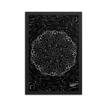 Load image into Gallery viewer, Cosmic Flower - Wooden Framed Poster
