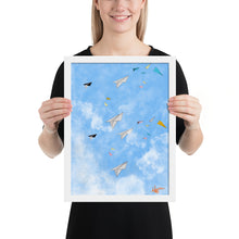 Load image into Gallery viewer, Feel Good - Paper Planes and You - Poster (Framed Premium Luster Photo Paper)
