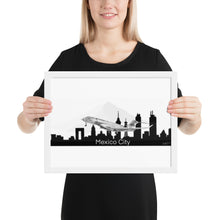 Load image into Gallery viewer, Global 7500 Flight Test Vehicle #1 - Mexico Cityscape - Black and White - Luster Paper
