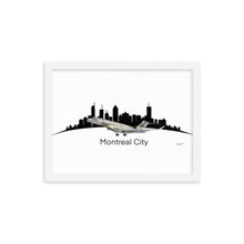 Load image into Gallery viewer, Global 7500 Flight Test Vehicle #1 - Montreal Cityscape - Coloured - Luster Paper
