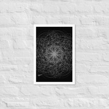 Load image into Gallery viewer, Glowing Lines - Wooden Framed Poster
