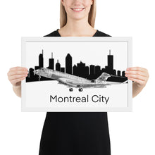 Load image into Gallery viewer, Global 7500 Flight Test Vehicle #1 - Montreal Cityscape - Black and White - Luster Paper
