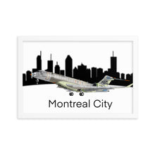 Load image into Gallery viewer, Global 7500 Flight Test Vehicle #1 - Montreal Cityscape - Coloured - Luster Paper
