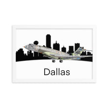 Load image into Gallery viewer, Global 7500 Flight Test Vehicle #1 Dallas Cityscape - Coloured - luster paper
