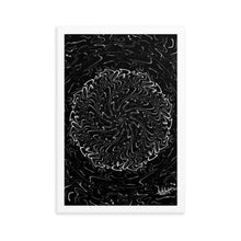 Load image into Gallery viewer, Cosmic Flower - Wooden Framed Poster
