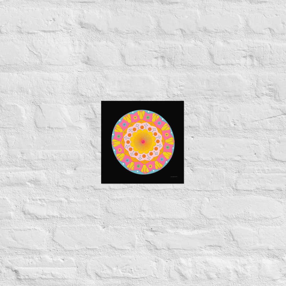 Mandala Design 12 - Frameless Poster