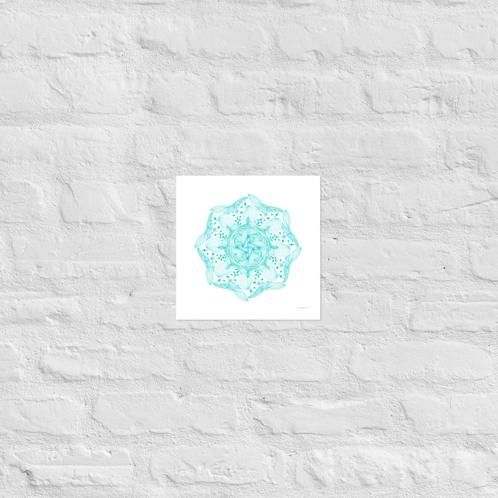 Mandala Design 4 - Frameless Poster