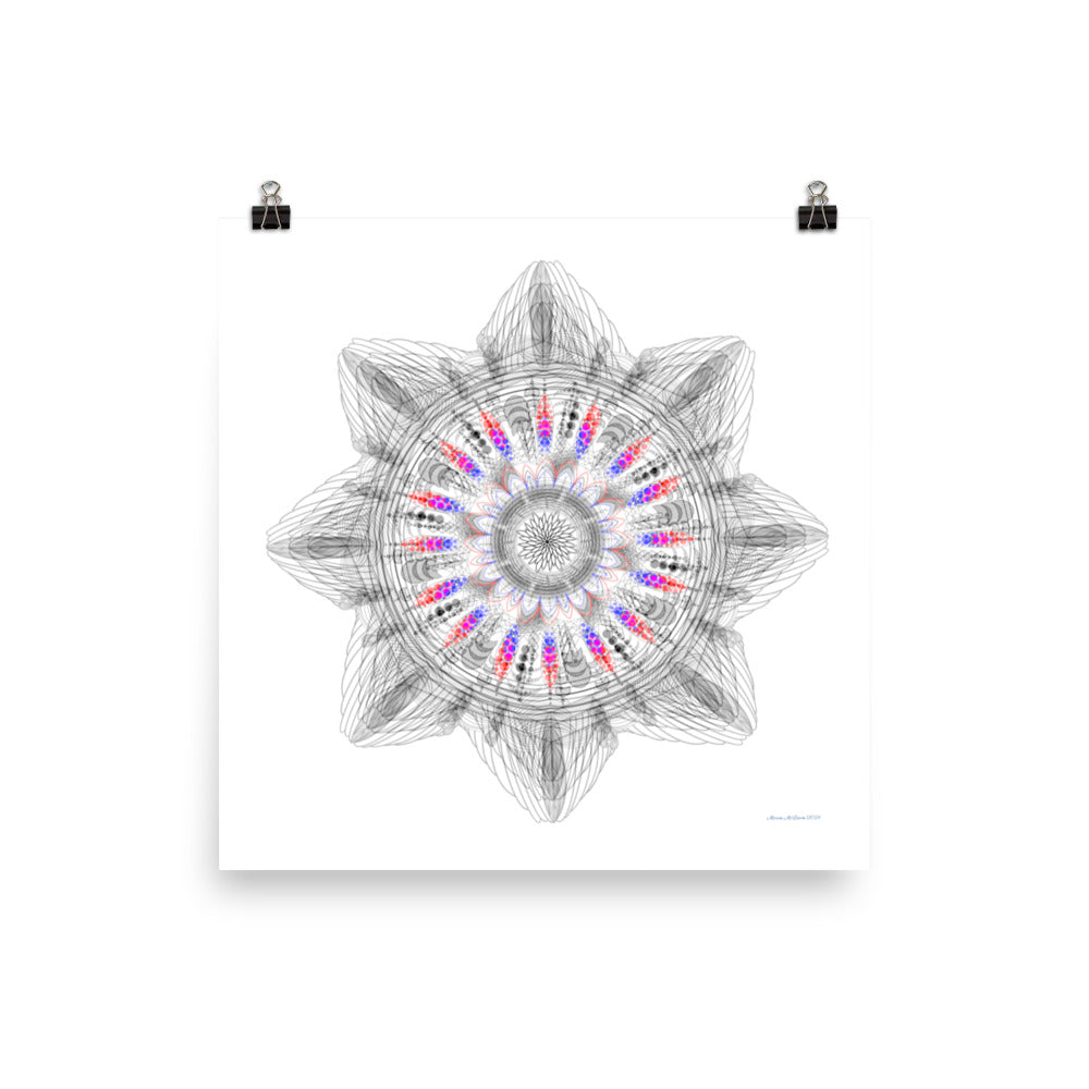 Mandala Design 8 - Frameless Poster